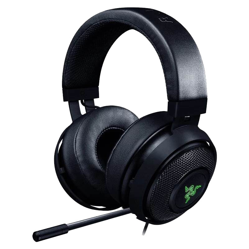 雷蛇/Razer 北海巨妖7.1 V2幻彩版 头戴式电竞游戏耳机 韦神同款游戏耳麦 虚拟环绕音 黑色