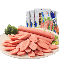 双汇(Shuanghui)大肉块香肠240g袋装即食火腿肠零食品小吃泡面配方便面搭档