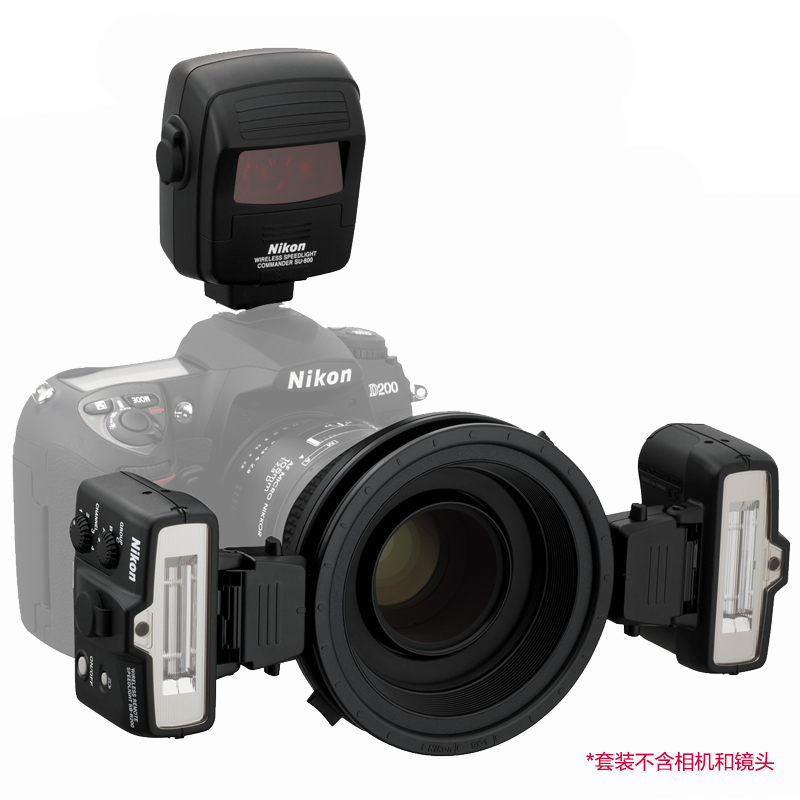 尼康 (Nikon) R1C1 环形微距闪光灯 专业环闪 全自动曝光 尺寸68x96x58