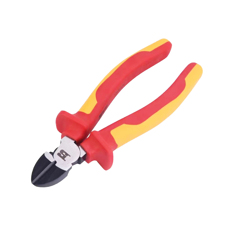 波斯(BOSI)VDE绝缘耐压斜嘴钳(6“/160mm BS600008)把高清大图