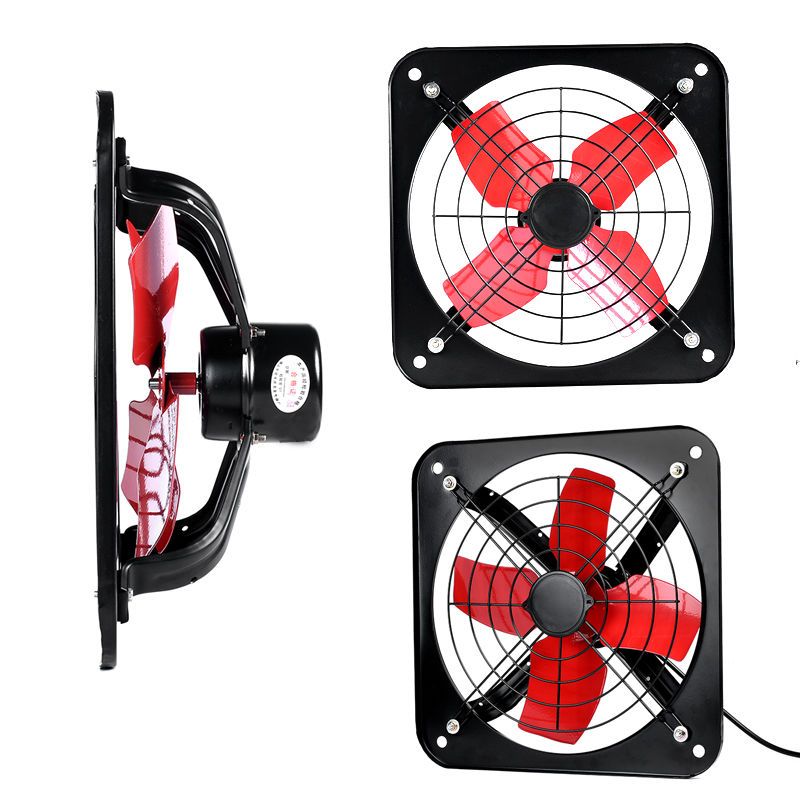 排气扇铁排风扇厨房抽风机强力排油烟风扇家用窗式通风换气扇|12寸