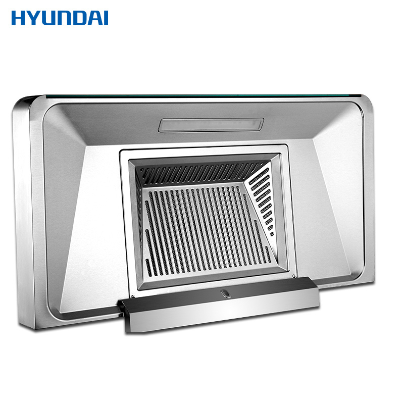 韩国现代(HYUNDAI)欧式油烟机920DS 智能体感操控 T型抽油烟机 触控式吸油烟机 免拆洗 17立方5年保修高清大图