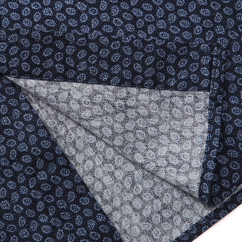 鳄鱼恤 CROCODILE 男装夏季商务休闲印花舒适短袖衬衫 男士上衣半袖衬衣 发顺丰 AS-56302高清大图