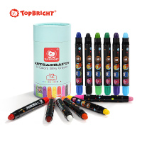特宝儿(topbright)JORMA丝滑蜡笔 女孩儿童玩具男孩益智玩具 绘画工具 36支装 120234