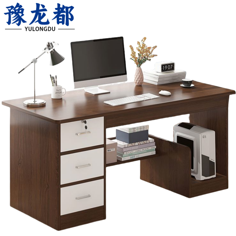 豫龙都电脑桌1.2m张高清大图