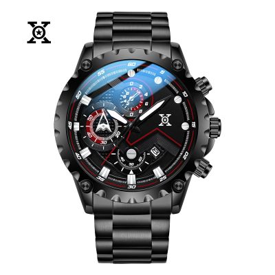 XO品牌手表男XO6137【4077XO】 黑壳男表XO6137