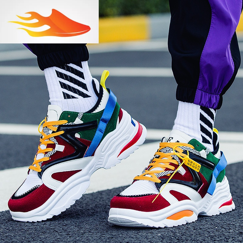 fishbasket冬天男鞋子韩版百搭休闲运动鞋潮流初中学生潮鞋冬季棉鞋男