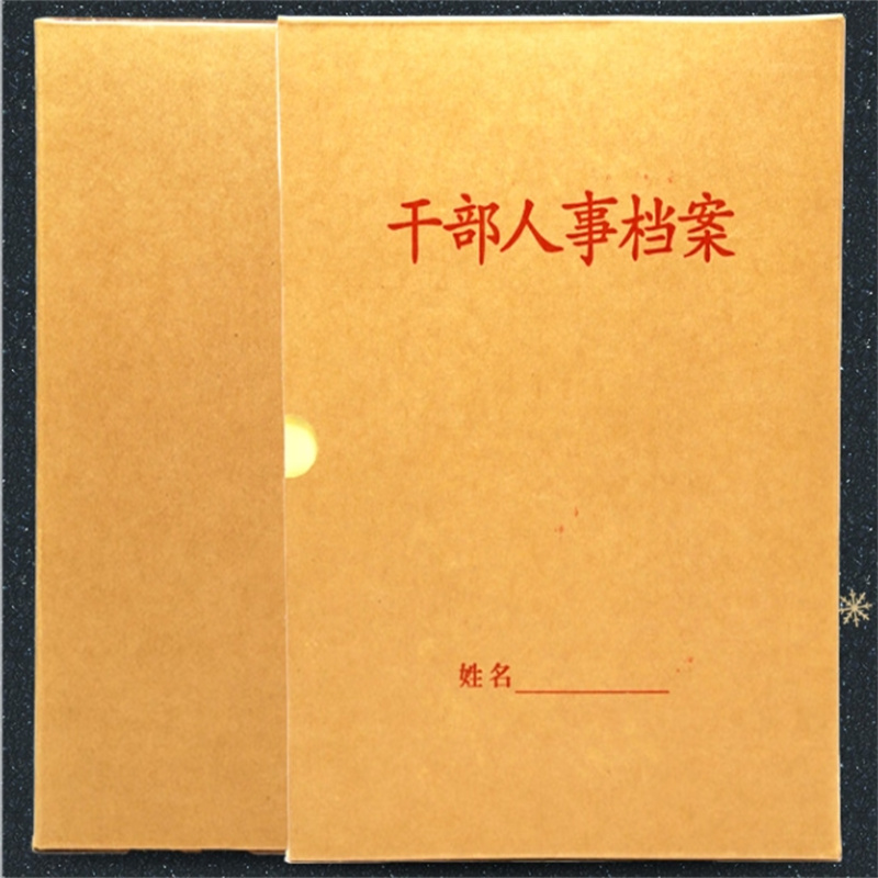 天章 原始资料盒 定制牛皮档案盒680g文件盒 50mm侧宽 长315mm*宽230mm高清大图