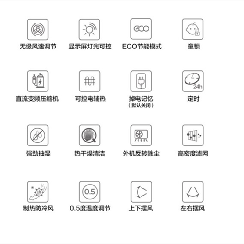 美的(Midea)KFR-72GW/G1-1 3匹 变频冷暖 空调挂机 一级能效
