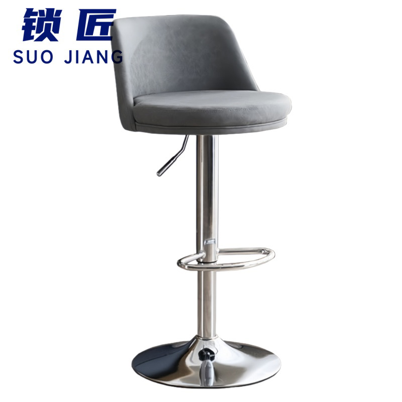 锁匠 吧台椅 灰色 把高清大图