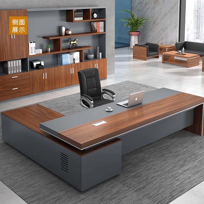 绵冠(MIANGUAN)简约现代1.8m经理桌高清大图