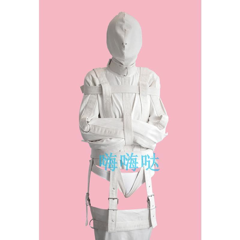 吉祥小炮SM自缚拘束衣捆绑紧缚束缚衣服帆布系列自缚用品牢固情趣束缚 帆布拘束衣-简约(自缚版)图片