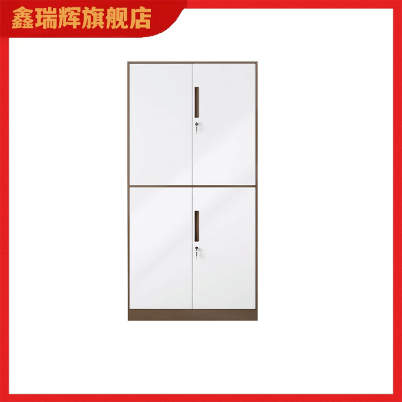 鑫睿辉 套色通双节文件柜 900*400*1850mm 台高清大图