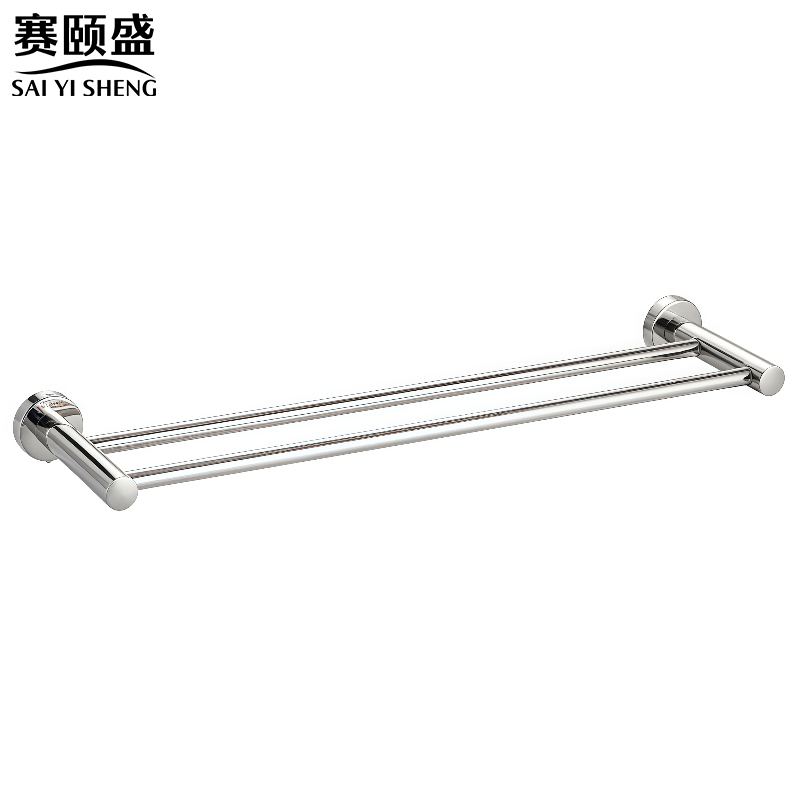 赛颐盛 304不锈钢毛巾架双杆600*145*50mm个