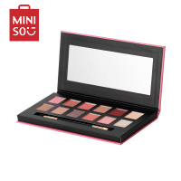 名创优品(miniso) 出色系列十二色眼影[浮世绘红]