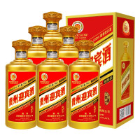 贵州迎宾酒53度酱香型白酒 金色年华500ml 单瓶装