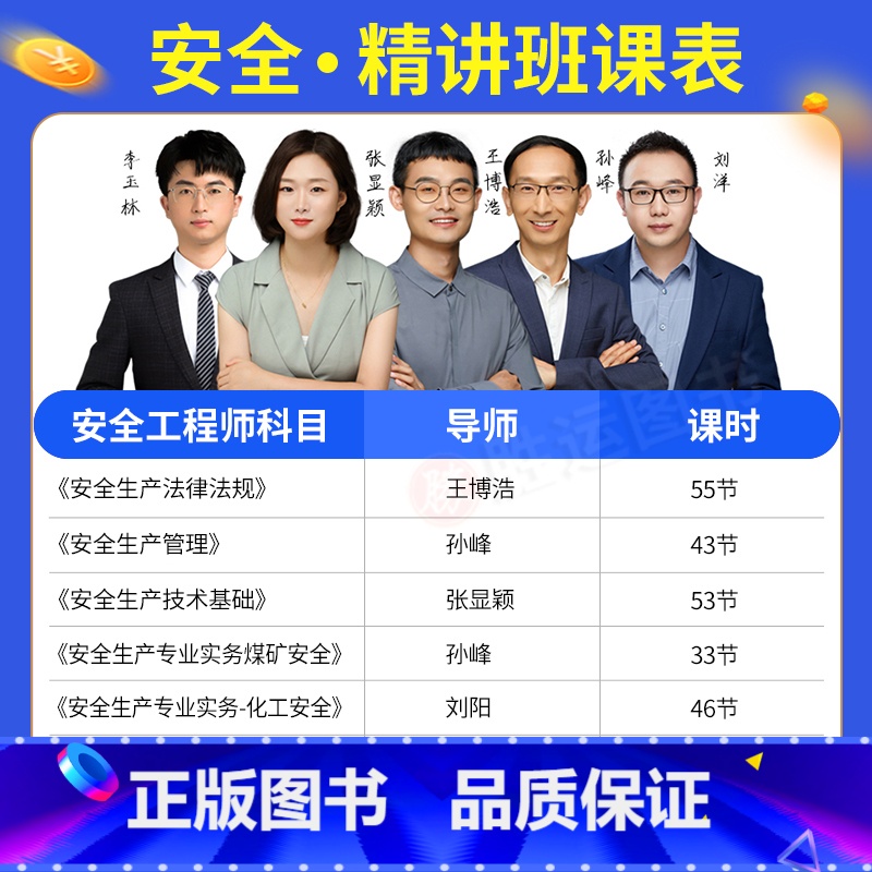 [基础精讲班]任选4科 [正版]优路教育2024年中级注册安全师工程师历年真题库押题模拟试卷建筑化工安全生产法律法规高清大图