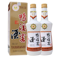 鸭溪窖精品乳白瓶 浓香型白酒 54度500ml单瓶装纯粮食白酒瓷瓶装