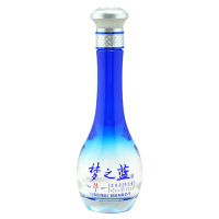 洋河(YangHe) 蓝色经典 梦之蓝M1 45度小酒100ml 单瓶装 浓香型白酒