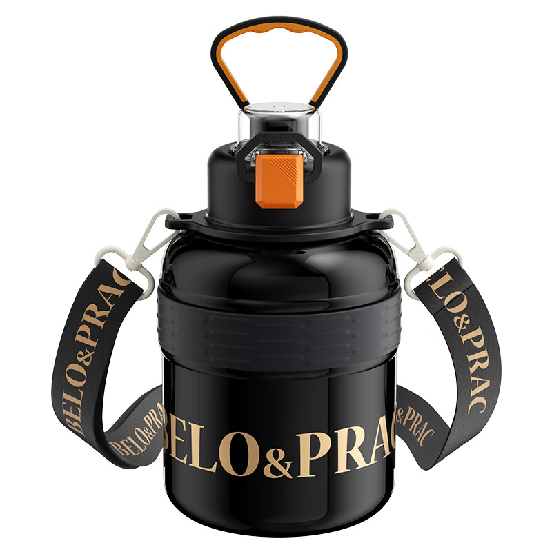 贝洛可 户外外出便携大容量跃动-随行墩墩保温壶 960ml BK230高清大图