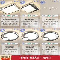 欧普照明呵护光米家智控吸顶灯线条灯轻奢双层线面高亮新款简约现代客厅灯吸顶灯灯具米家智控TC