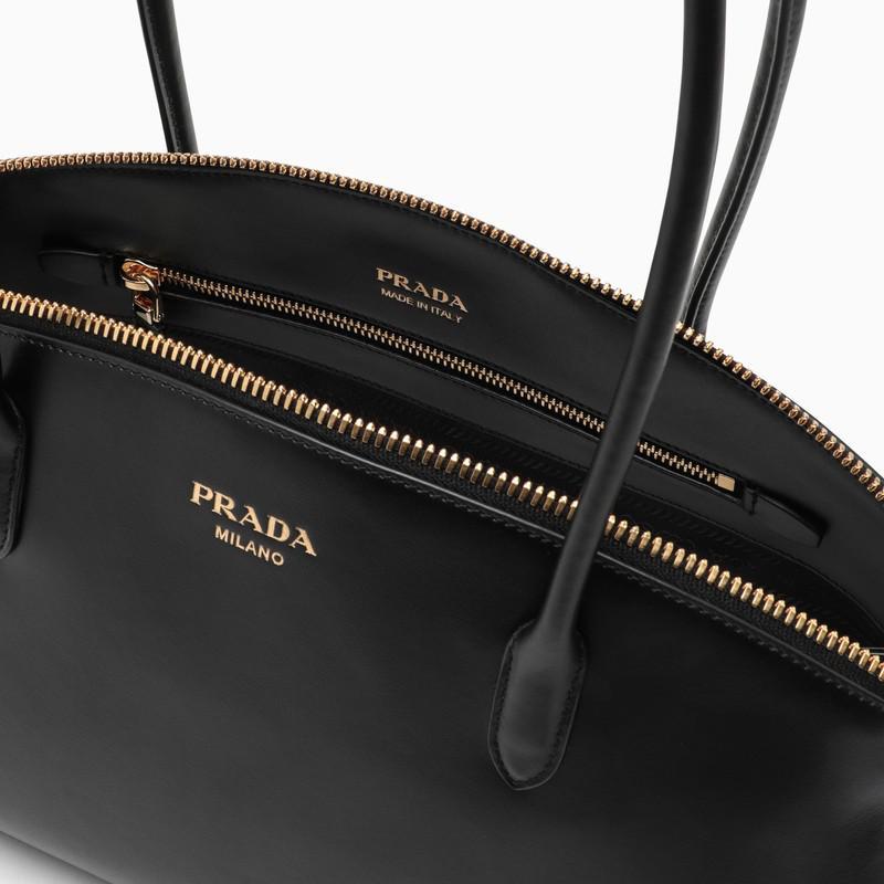 普拉达(PRADA)女士真皮拉链单肩包大容量实用性强时尚百搭配件金