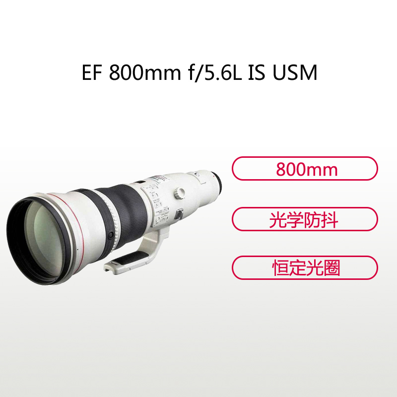 佳能(Canon) EF 800mm f/5.6L IS USM 佳能卡口 不支持滤镜 远摄定焦镜头