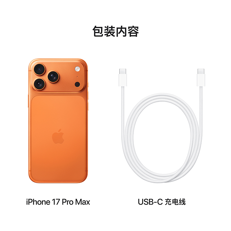 Apple iPhone 17 Pro Max 1TB 星宇橙色[需现场签收激活]5G全网通手机 全新正品国行高清大图