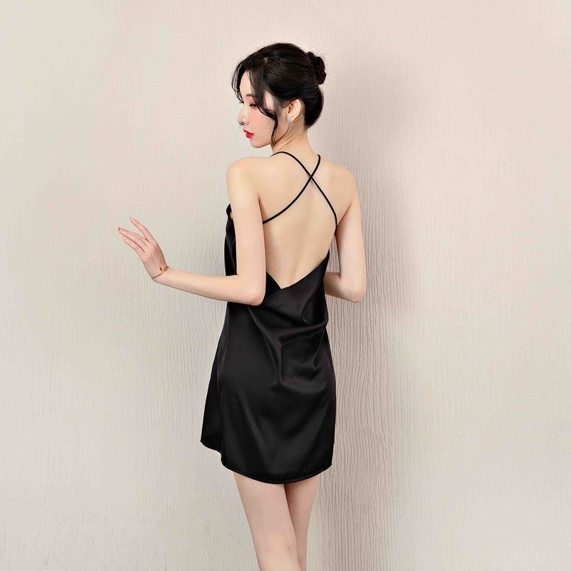 长夜漫漫情趣内衣女 性感吊带裙露背睡衣诱惑睡裙家居服代发1079高清大图