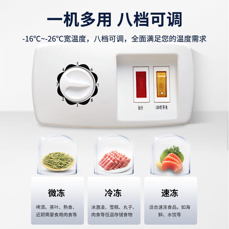 澳柯玛(AUCMA) 展示柜 SD-200FC 200升-26℃度商用大容量大型保鲜冷柜