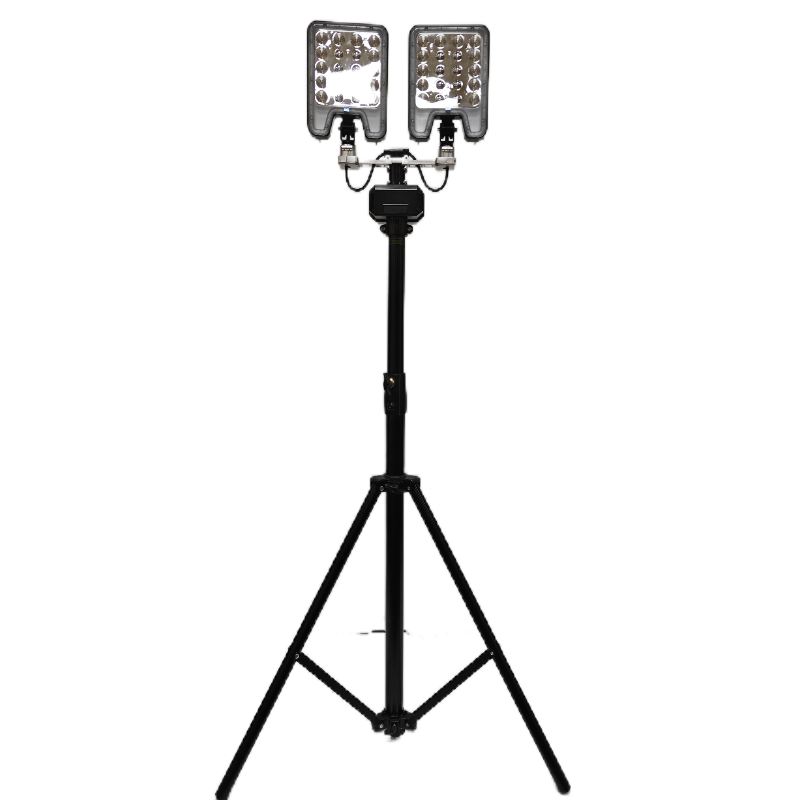 简鼎 JD6813B DC18.5V 3000W IP65 LED 锂电池供电 LED便携升降灯(计价单位:台) 黑色高清大图
