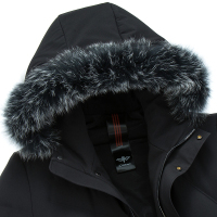 【券后436元】雪中飞男士羽绒服中长款冬季新款连帽时尚韩版毛领外套男