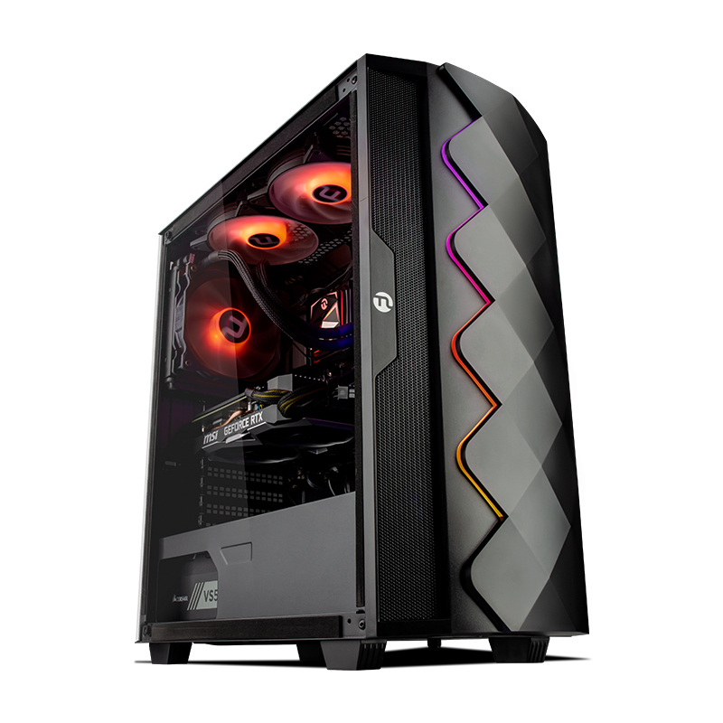 宁美国度I7 10700F/GTX1660Super台式电脑主机全套高配电竞游戏台式组装机高端DIY水冷吃鸡GTA直播主机游戏整机