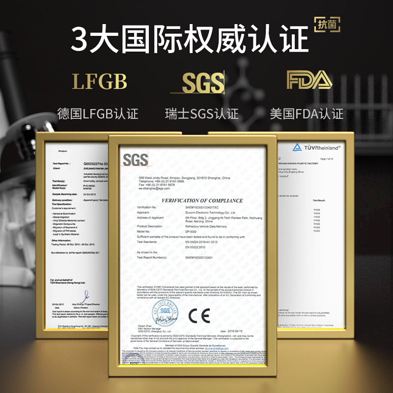 拾画 银离子抗菌合金筷 高档钛金设计防潮防滑筷子 不发霉耐高温家用餐具套装 10双装SH-6329