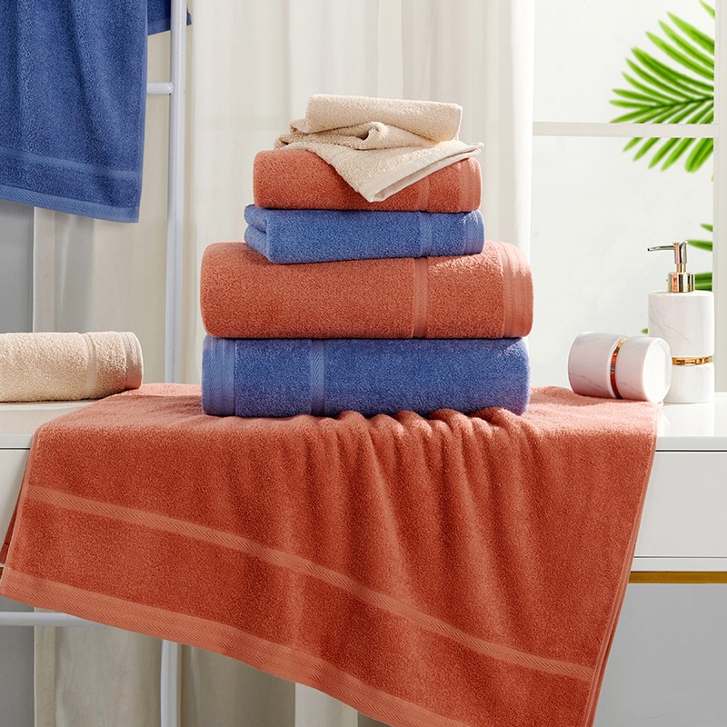 洁玉 云舒毛巾 颜色随机(GJ)毛巾礼盒套装 双条装礼盒J2701-B高清大图