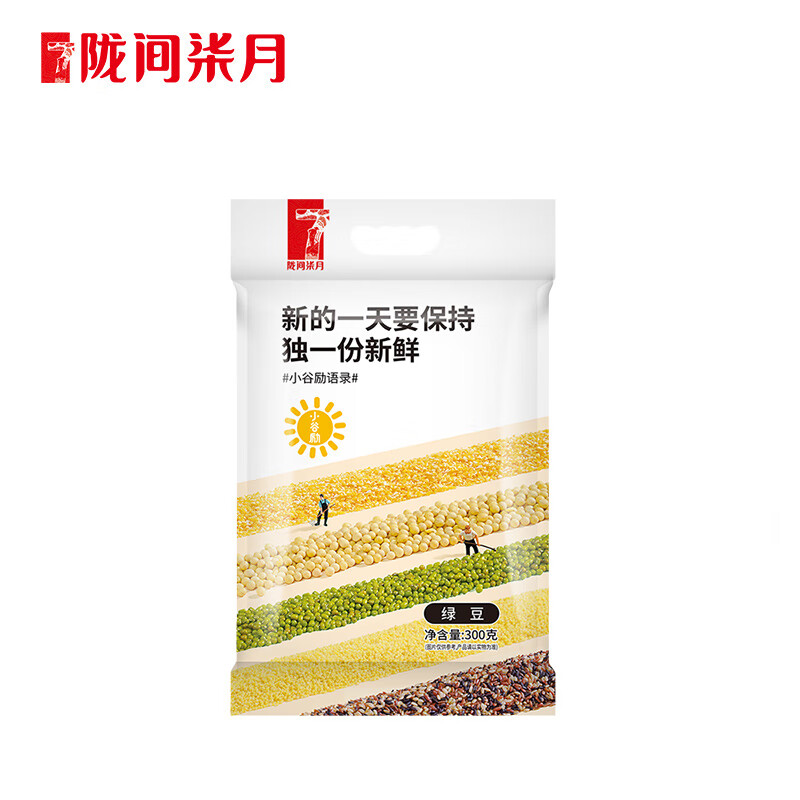 陇间柒月小谷励绿豆 300g
