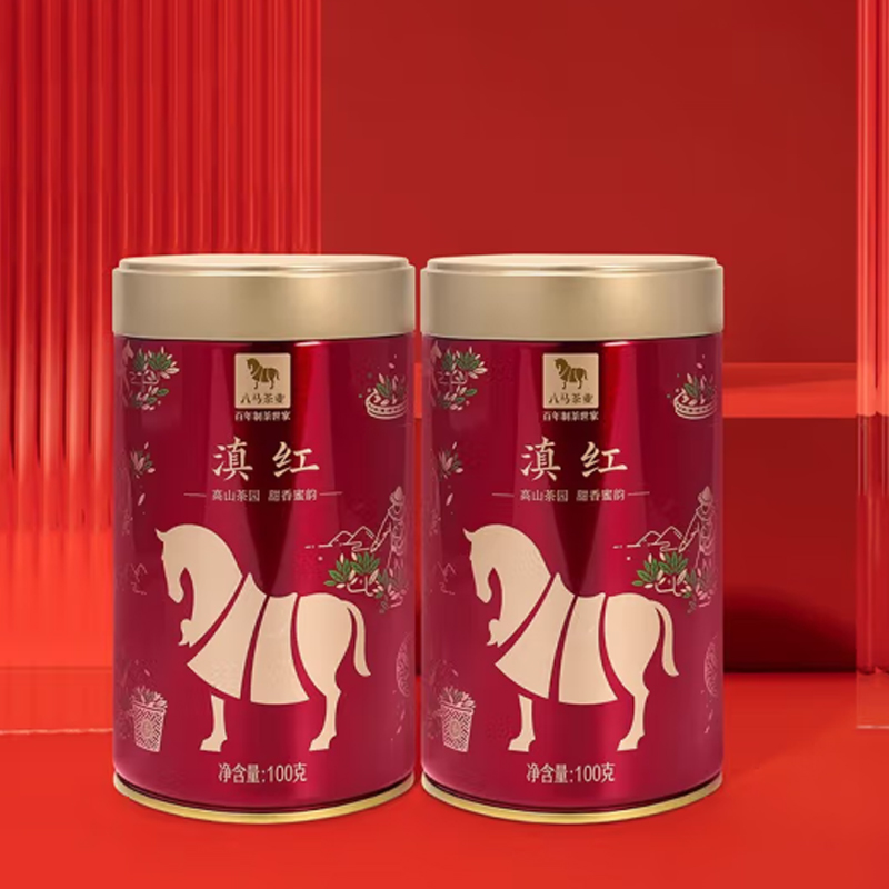 八马茶业(BAMA TEA)品韵·滇红100克高清大图