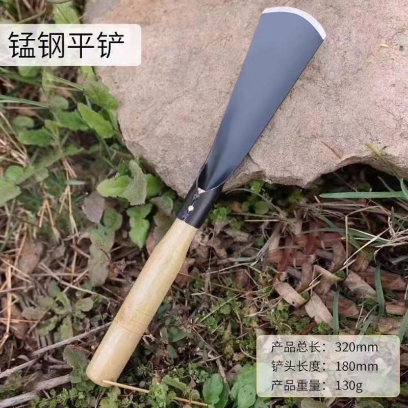 小花铲 升级款锰钢木柄平铲高清大图