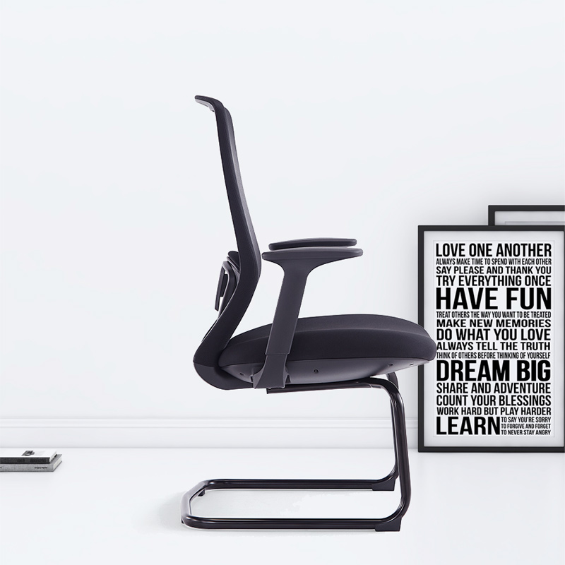 臻远ZY-7824 弓形椅办公椅人体工学椅电脑椅高清大图