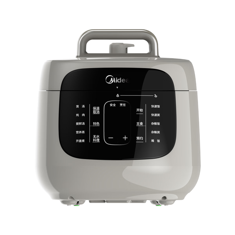 美的(Midea) MY-C5330G 电压力锅 0涂层精钢厚釜 15大美食菜单数显大屏 设计易操作 5升