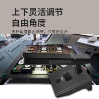 润普Runpu RP-YXD812 国产化专业有线电容会议麦克风台式鹅颈话筒方杆短杆可插拔式航空插四针咪杆