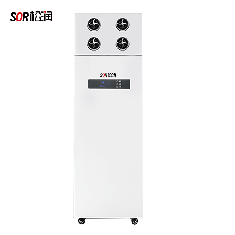 SOR松润商用柜式新风机 酒店餐厅饭堂单位厨房用 新风/排风双向同步置换 SOR-V302高清大图