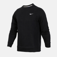NIKE耐克2019款保暖加绒圆领针织运动卫衣休闲套头衫916609-010