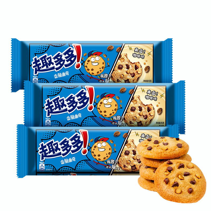 亿滋 奥利奥趣多多闲趣休闲饼干夹心饼干儿童零食下午茶办公室小吃