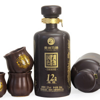 贵州习酒 52度500ml*2瓶 技开国色天香12典藏陈酿礼盒酒 浓香型白酒