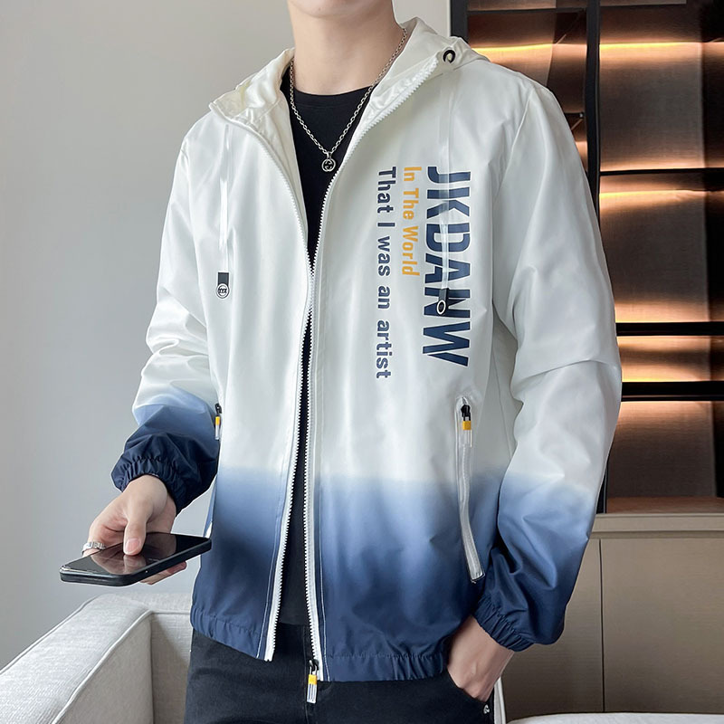 南极人夹克外套男士春秋季新款潮牌宽松连帽上衣百搭休闲男装衣服