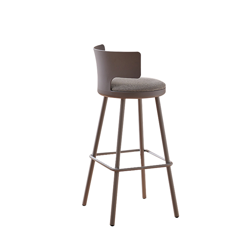 先围 高脚凳 灰41*41*92cm 把高清大图