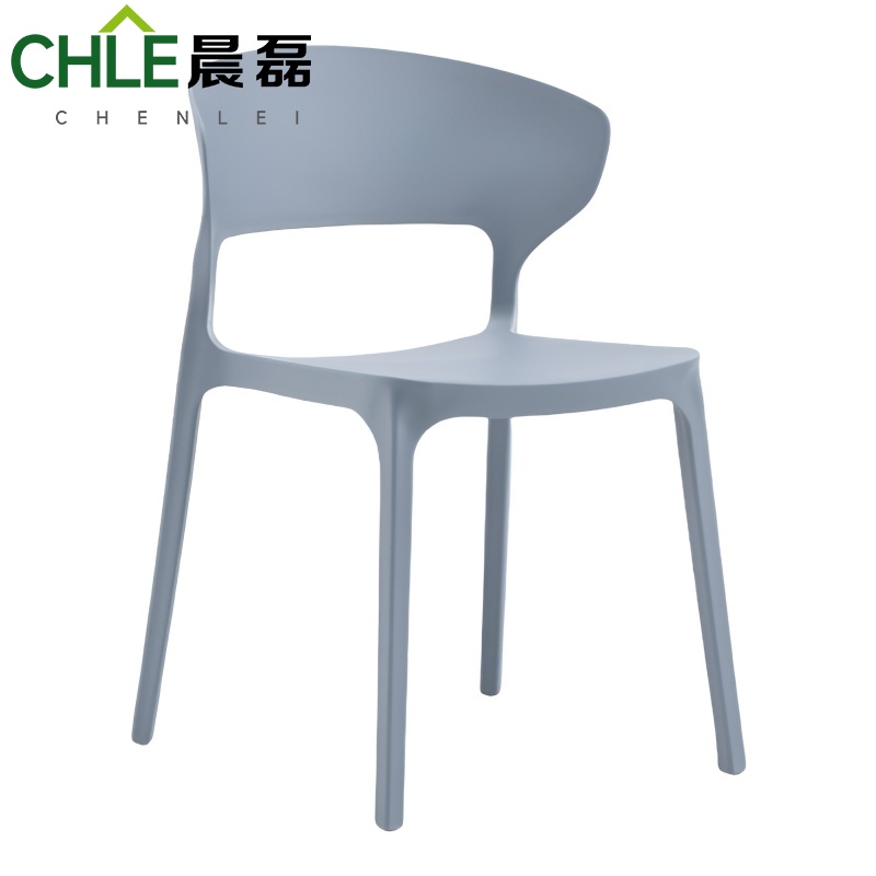 晨磊 塑料椅 浅蓝色(52cm) 把高清大图