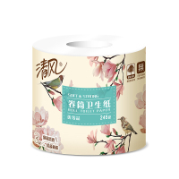 清风卷纸卫生纸家用家庭装原木纸巾24卷有芯整箱销售卷筒纸批发