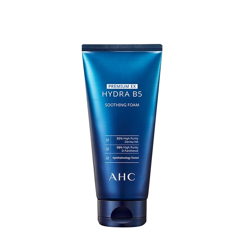 韩国进口 AHC B5玻尿酸洗面奶 180ml/支 洁面乳深层清洁 补水保湿 清理毛孔